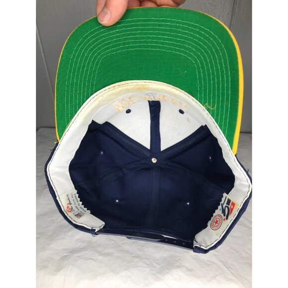 Vintage West Virginia Mountaineers Hat Cap Snapback WVU Arch Blue The Game - Picture 5 of 7